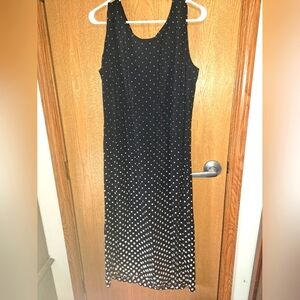 Black With White Polka Dot Dress